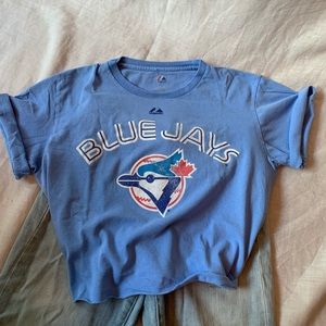 Vintage, crop blue jays T-shirt